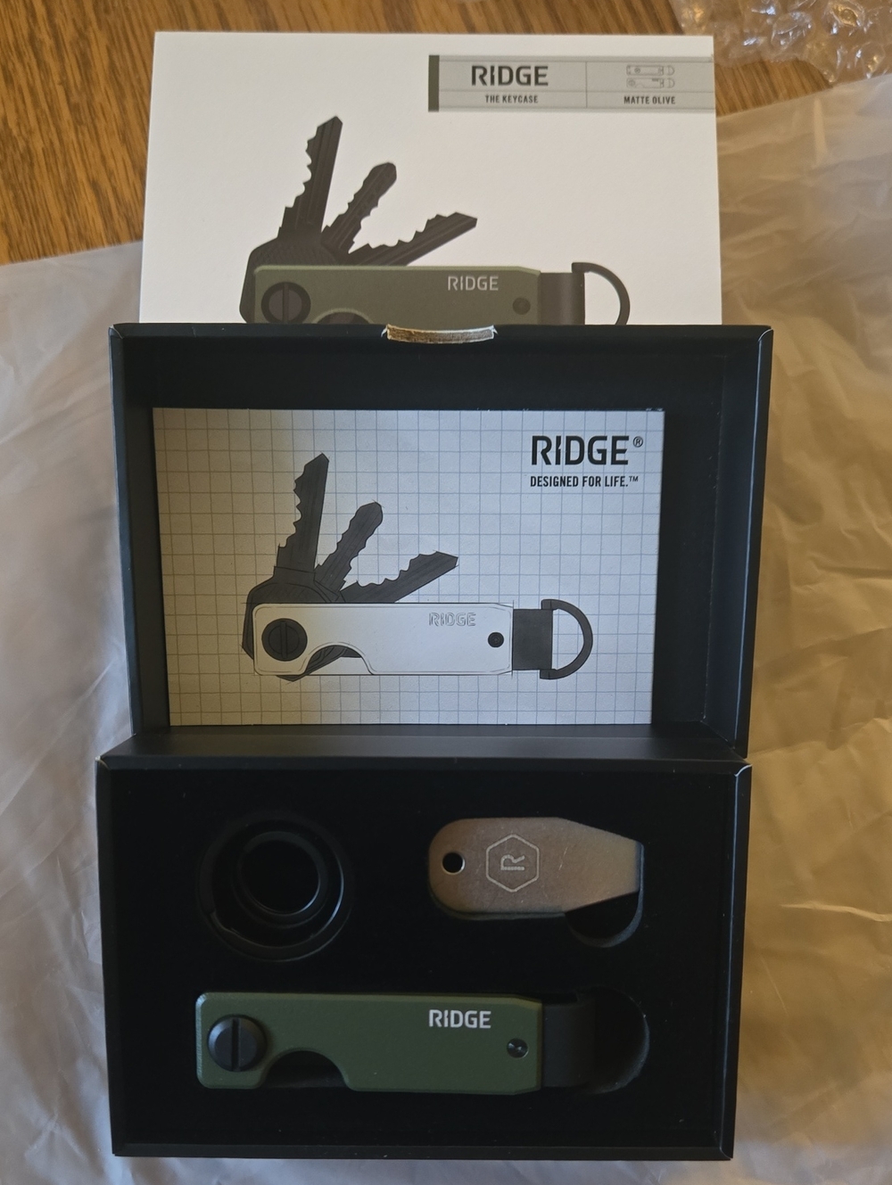 Ridge KeyCase with Secure Key System